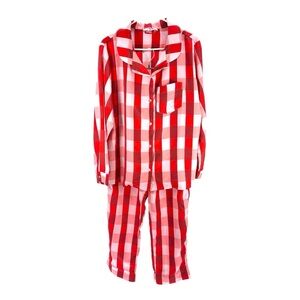 Buddy Love | M Medium Red Gingham Pajamas Valentine’s